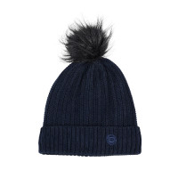 Gorro Dublin de punto acanalado Tinta Negro