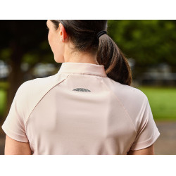 Polo Weatherbeeta de manga corta Roma Colorete Rosa