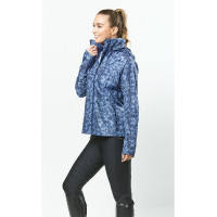 Chaqueta impermeable Dublin Cortina Estampado azul arándano Azul marino