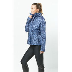 Chaqueta impermeable Dublin Cortina Estampado azul arándano Azul marino