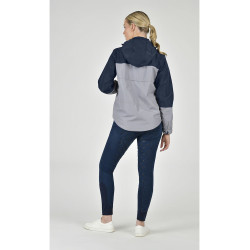 Chaqueta impermeable Dublin Crissy Gaviota / academia marina Gris