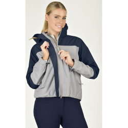 Chaqueta impermeable Dublin Crissy Gaviota / academia marina Gris