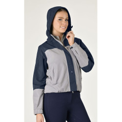 Chaqueta impermeable Dublin Crissy Gaviota / academia marina Gris