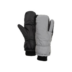 Manoplas de 3 dedos reflectantes Horze Plata reflectante