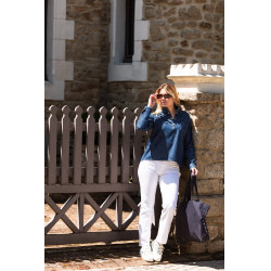 Blusa Harcour Blissy mujer Vaquero Gris