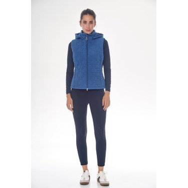 Chaleco sin mangas Harcour Bernie mujer Azul acero