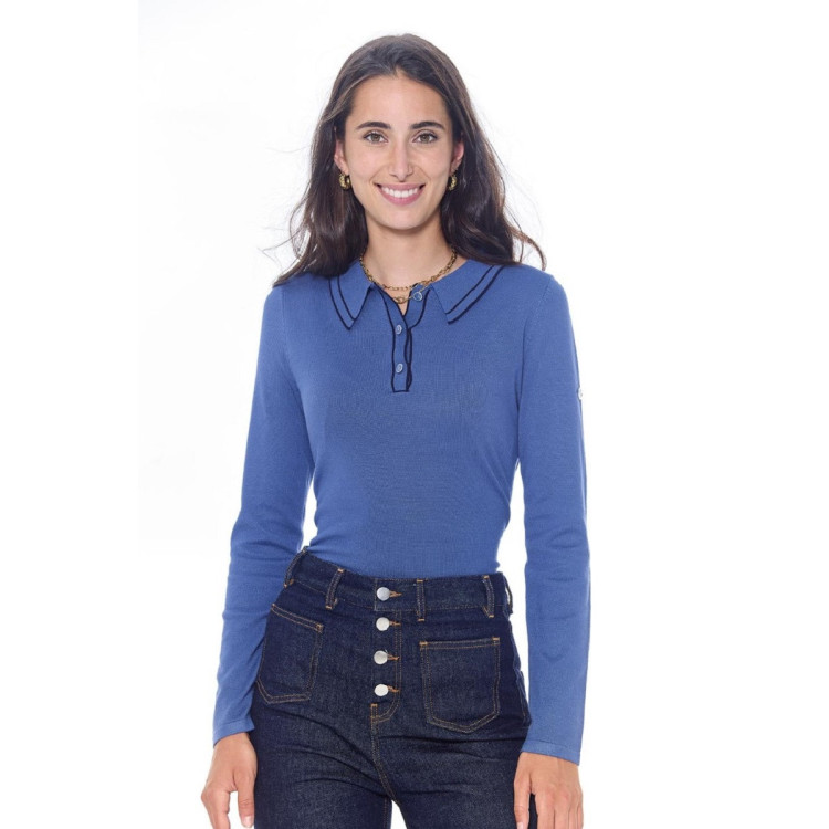 Polo Harcour Popi de manga larga para mujer Polo Harcour Popi de manga larga para mujer