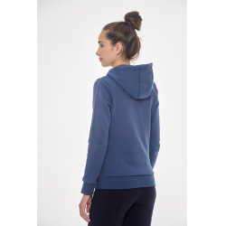 Sudadera con cremallera Harcour Sworm mujer Azul acero
