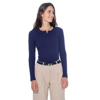 Camiseta de manga larga para mujer Harcour Pipalo Marino