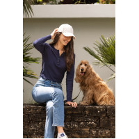 Camiseta de manga larga para mujer Harcour Pipalo Marino Azul marino