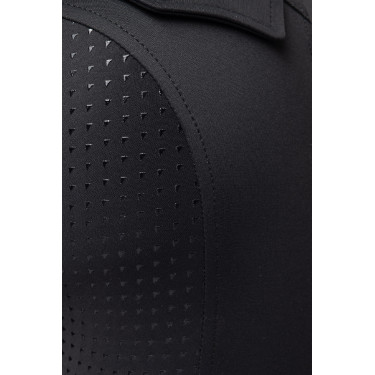 Legging térmico híbrido Horze Anya full grip Negro caviar