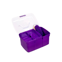 Caja de limpieza para niños Horze Púrpura Violeta Caja de limpieza para niños Horze Púrpura Violeta