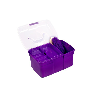 Caja de limpieza para niños Horze Púrpura Violeta Caja de limpieza para niños Horze Púrpura Violeta