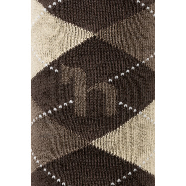 Calcetines de cuadros Horze Holly Beige Calcetines de cuadros Horze Holly Beige
