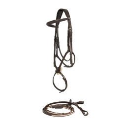 Cabezada mejicana Prescott Horze Castaño Marrón