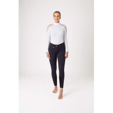 Pantalón mujer con grip silicona Horze Grand Prix Azul oscuro Pantalón mujer con grip silicona Horze Grand Prix Azul oscuro