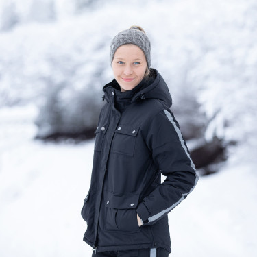 Chaqueta Winter Rider Horze Negro Chaqueta Winter Rider Horze Negro