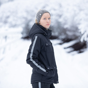 Chaqueta Winter Rider Horze Negro Chaqueta Winter Rider Horze Negro