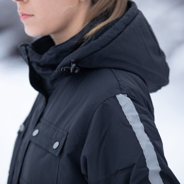 Chaqueta Winter Rider Horze Negro Chaqueta Winter Rider Horze Negro