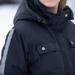Chaqueta Winter Rider Horze Negro