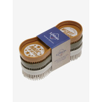 Trío de cepillos LeMieux Wizard Brush Jengibre / alpino / piedra