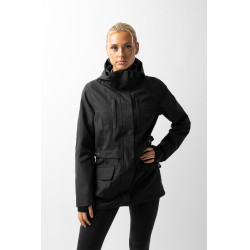 Chaqueta de cáscara técnica Horze Jadine mujer Negro