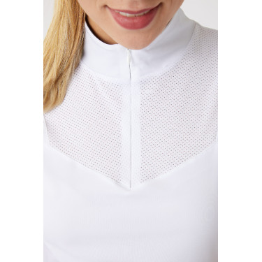 Polo Horze Taylor mujer Blanco