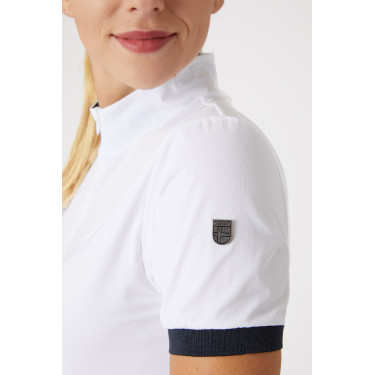 Polo Horze Taylor mujer Blanco