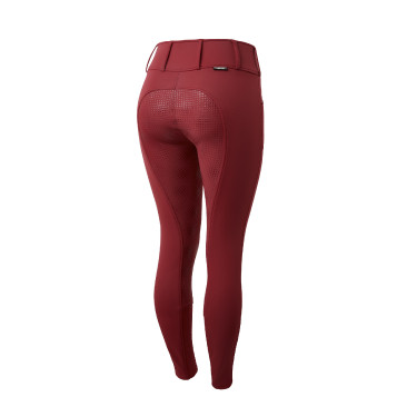 Pantalón Thermo Gran Premio Horze con fullseat silicona mujer Rojo profundo Pantalón Thermo Gran Premio Horze con fullseat silicona mujer Rojo profundo