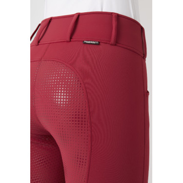 Pantalón Thermo Gran Premio Horze con fullseat silicona mujer Rojo profundo Pantalón Thermo Gran Premio Horze con fullseat silicona mujer Rojo profundo