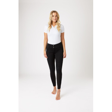 Pantalón mujer Horze Daniela con refuerzos de rodilla de cuero Pantalón mujer Horze Daniela con refuerzos de rodilla de cuero