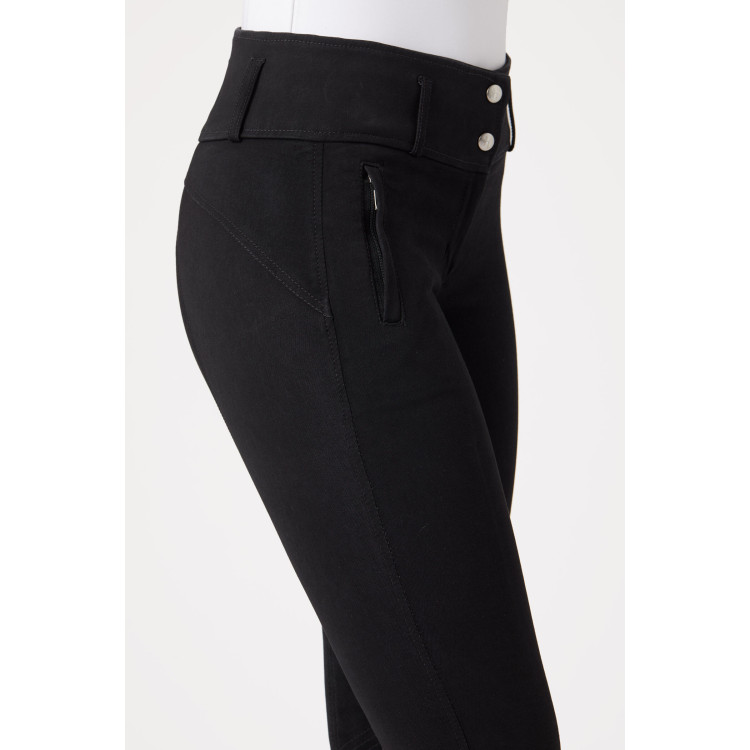 Pantalón mujer Horze Daniela con refuerzos de rodilla de cuero Pantalón mujer Horze Daniela con refuerzos de rodilla de cuero