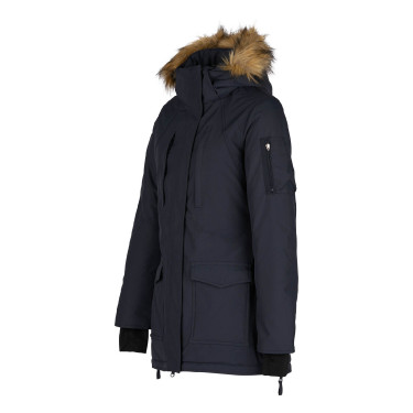 Parka larga Brooke Horze para mujer Azul marino oscuro Parka larga Brooke Horze para mujer Azul marino oscuro
