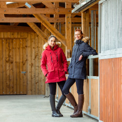 Parka larga Brooke Horze para mujer Azul marino oscuro Parka larga Brooke Horze para mujer Azul marino oscuro