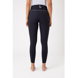 Pantalones de silicona de talle alto para mujer Horze Aubrey Azul marino oscuro Pantalones de silicona de talle alto para mujer Horze Aubrey Azul marino oscuro