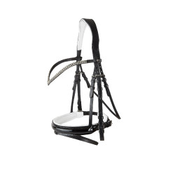 Cabezada Anatómica Grayson Horze Negro / blanco