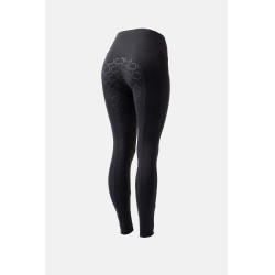 Pantalones de montar de Compresión para Mujer con Asiento Completo Gillian Horze Negro Pantalones de montar de Compresión para Mujer con Asiento Completo Gillian Horze Negro