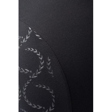 Pantalones de montar de Compresión para Mujer con Asiento Completo Gillian Horze Negro Pantalones de montar de Compresión para Mujer con Asiento Completo Gillian Horze Negro