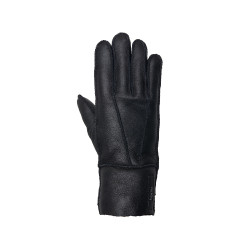Guantes Lana piel de oveja Horze Negro