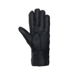 Guantes Lana piel de oveja Horze Negro