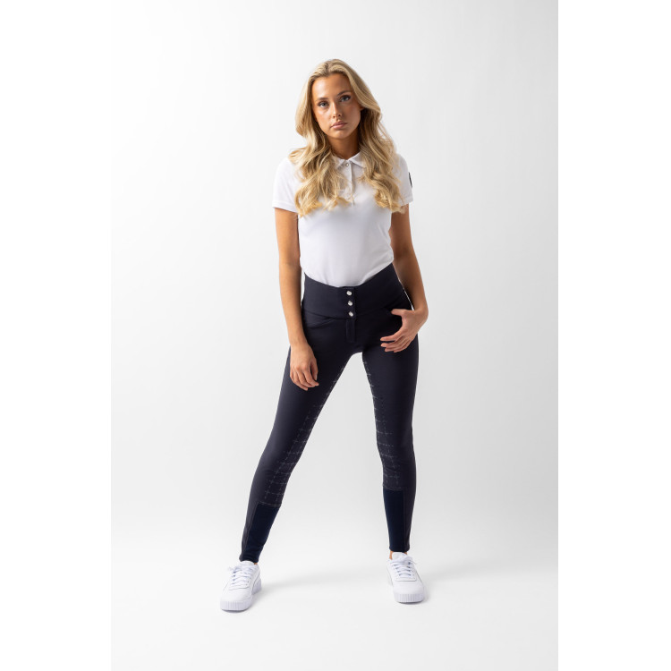 Pantalones de Montar con Cintura Alta de Asiento Completo de Silicona para Mujer Desiree Horze Pantalones de Montar con Cintura Alta de Asiento Completo de Silicona para Mujer Desiree Horze