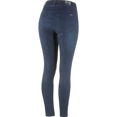 Pantalón B Vertigo Elle Full Seat Denim con grip de silicona para Mujer Pantalón B Vertigo Elle Full Seat Denim con grip de silicona para Mujer