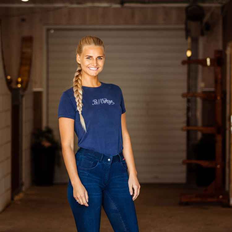 Pantalón B Vertigo Elle Full Seat Denim con grip de silicona para Mujer Pantalón B Vertigo Elle Full Seat Denim con grip de silicona para Mujer