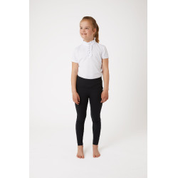 Pantalones de montar de Compresión para Niños con Asiento Completo Gillian Horze Negro
