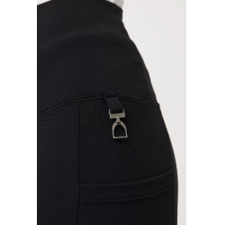 Pantalones de montar de Compresión para Niños con Asiento Completo Gillian Horze Negro