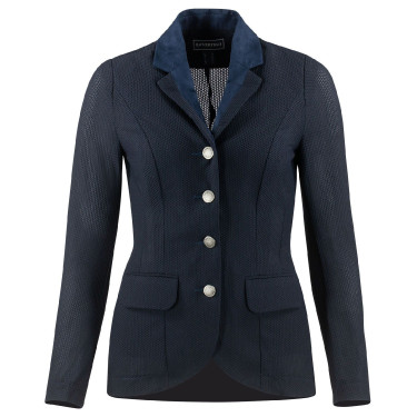 Chaqueta de concurso de malla para mujer B Vertigo Gabrielle Azul marino oscuro