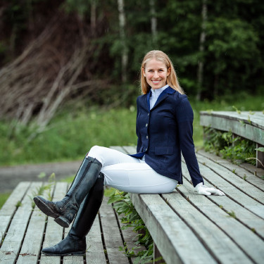 Chaqueta de concurso de malla para mujer B Vertigo Gabrielle Azul marino oscuro