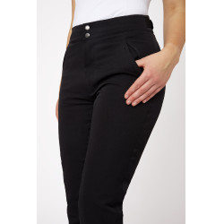 Pantalones de Montar Acolchados Térmicos para Mujer Dana B Vertigo Negro