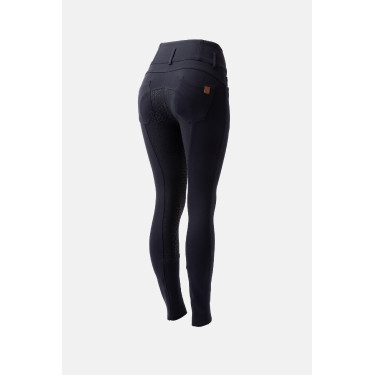 Pantalones de Montar con Cintura Alta deAsiento Completo de Silicona para Mujer Tara Horze Pantalones de Montar con Cintura Alta deAsiento Completo de Silicona para Mujer Tara Horze