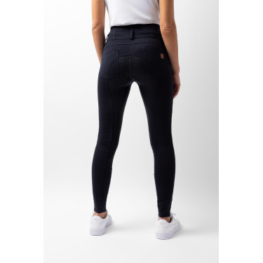 Pantalones de Montar con Cintura Alta deAsiento Completo de Silicona para Mujer Tara Horze Pantalones de Montar con Cintura Alta deAsiento Completo de Silicona para Mujer Tara Horze